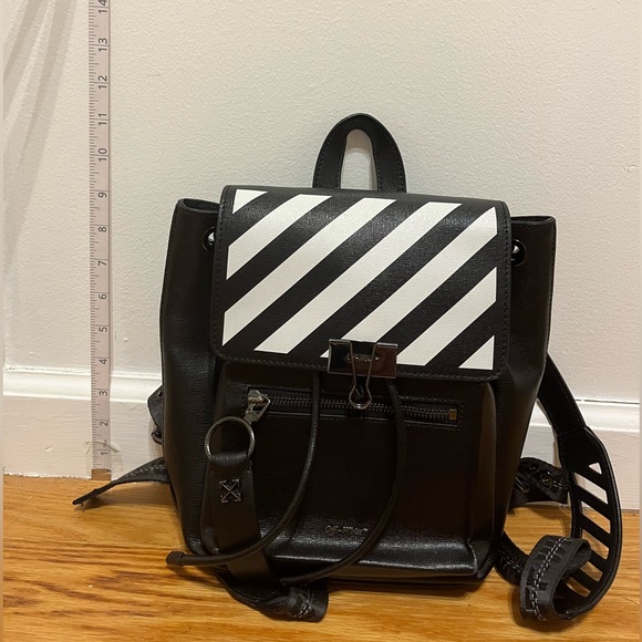 Used Off-White Diagonal Stripe Backpack - Picture 3 of 10